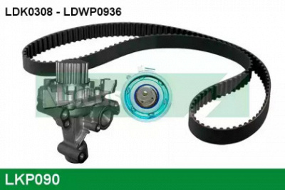 LUCAS ENGINE DRIVE lkp090 -  Водяной насос + комплект зубчатого ремня